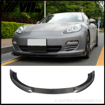Car Auto Customized Carbon Fiber Front Lip for Porsche Panamera